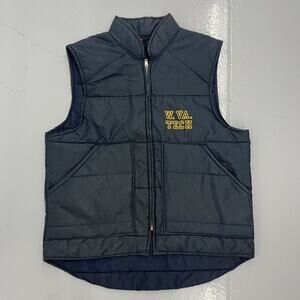 Vintage 60s West Virginia Tech Navy Champion Vest